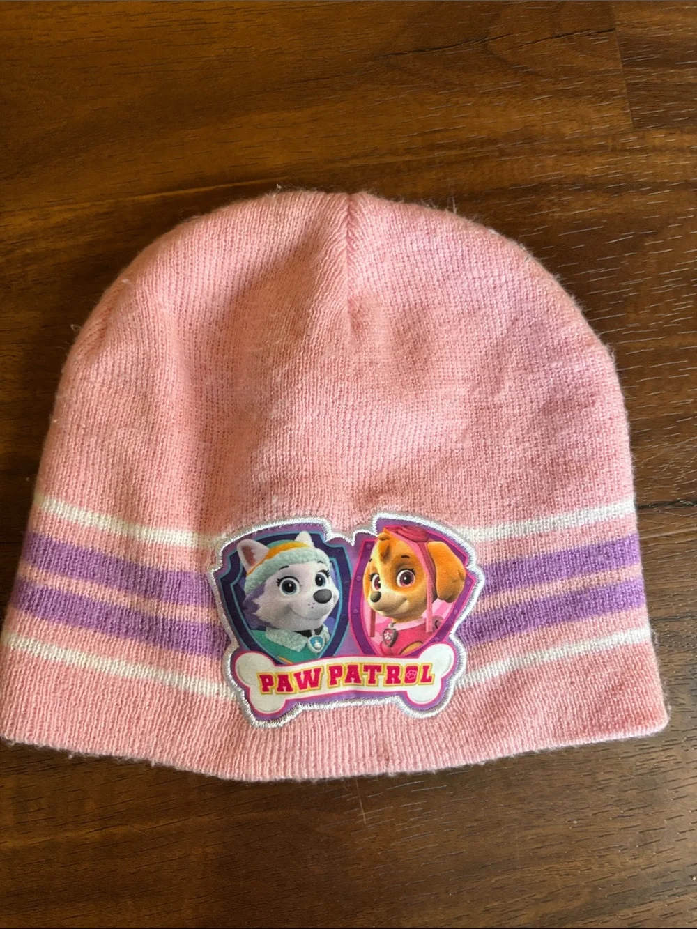 PAW Patrol Pink Knit Beanie and Leopard Plush Animal Hat